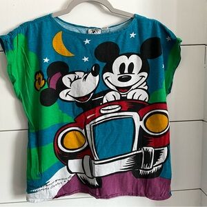 Disney Mickey and Minnie Graphic Tee - Multicolor Rare AOP Disney